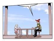 God of Combat chatting with Choco Bibi over strawberry cakes (Episode 95).jpg