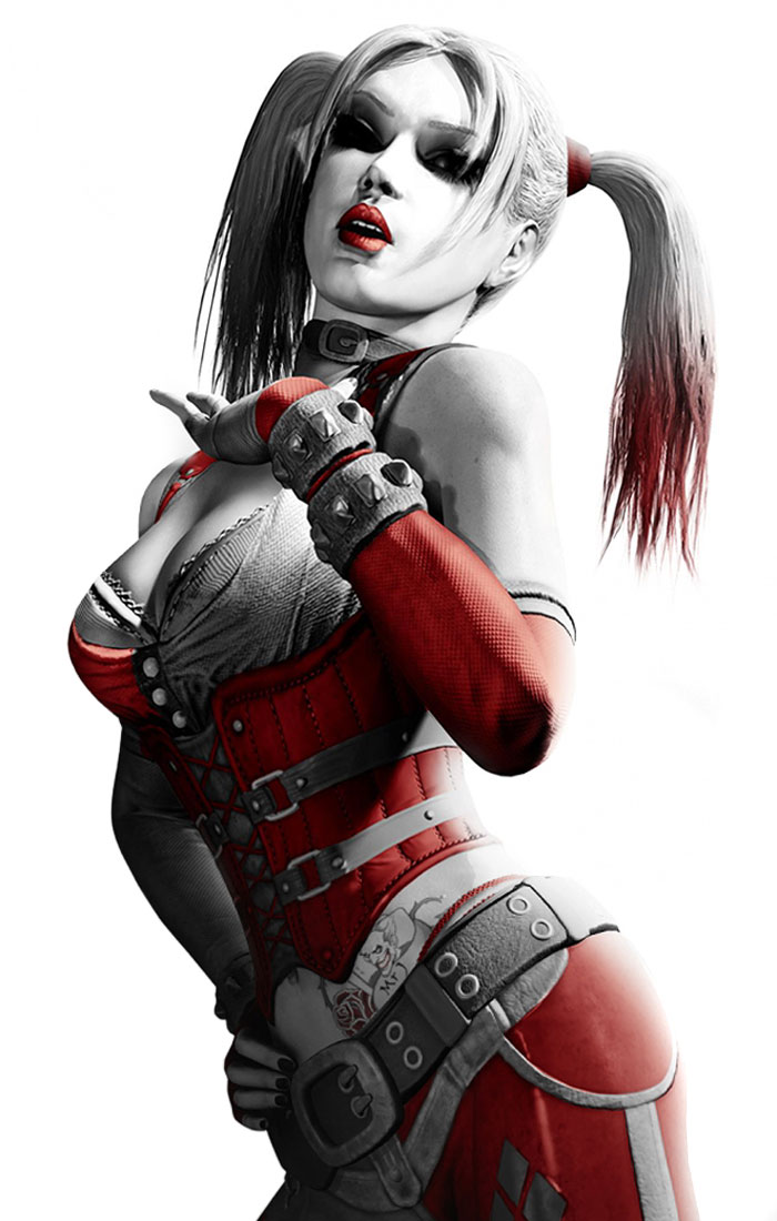 harley quinn drawing arkham city