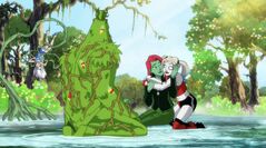 Harlivy with Swamp Thing and Nora