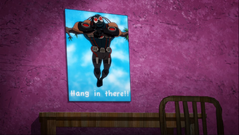 Bane's poster in The Pit