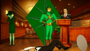 At the restaurant in "The Line"