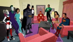 Justice League with Harley, Joker and Bethany