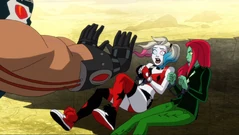 Harley and Ivy are pushed into the Pit