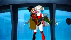 Harley saves Robin
