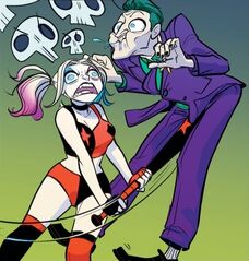 Harley and Joker flashback