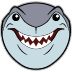Twitter emoji (King Shark)