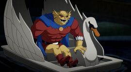 Etrigan on a Swan