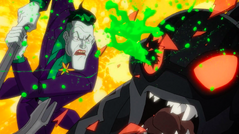 Joker fights Parademons