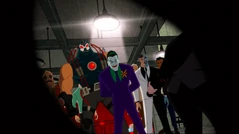 The Joker after The Penguin tranquilized Harley Quinn