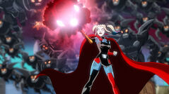 Harley commands her army