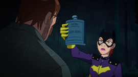 Batgirl finds Gordons flask