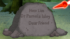 Ivy's tombstone