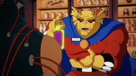 Etrigan gives Bane a Position