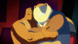 Clayface King Shark hug