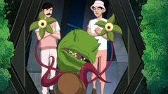 Frank is dragged away