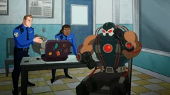 Bane stuck in customs