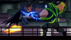 Batman fights Bane