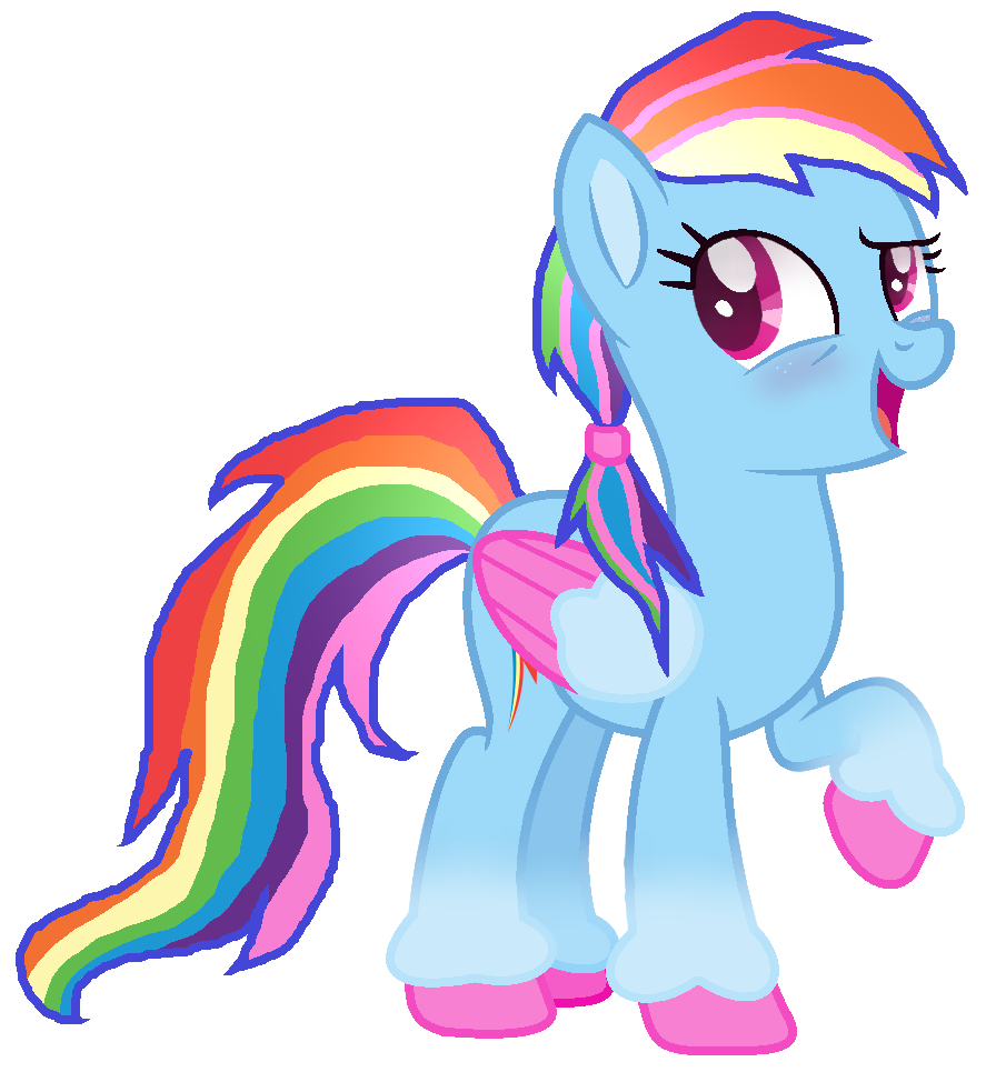 Rainbow Dash, Wiki My Little Pony Criação