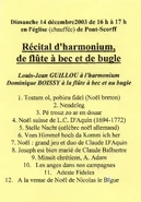 Pont-Scorff, 14 décembre 2003