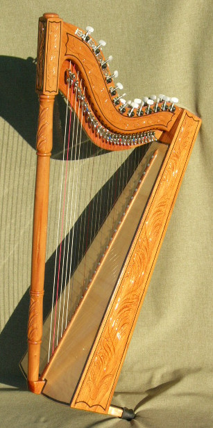 アルパ ハープ 37弦 本体　Paraguayan Harp Paraguayan harp - Organology