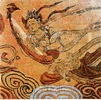 https://www.flickr.com/photos/31767958@N04/4614946941 (510 KB) 111 BCE - 845 CE Depiction of arched harp (Indian influence)