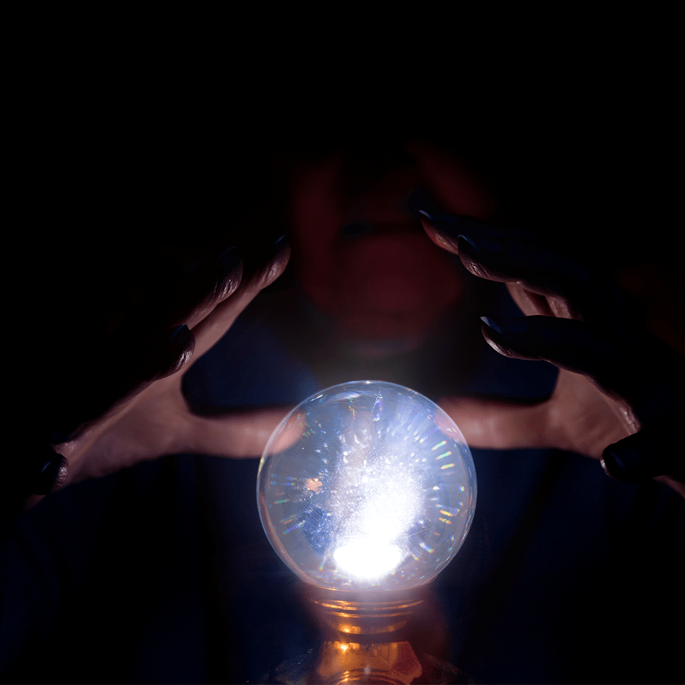 Ilumina la bola de cristal adivinación magia adivinación lámpara de bola de  cristal