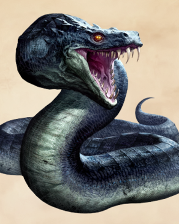 Snake, Harry Potter (Basilisk with Tan Mouth) - Brick Built : Part