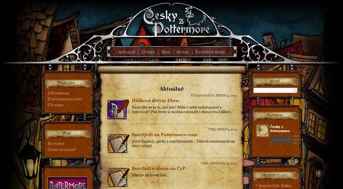 Česky z Pottermore