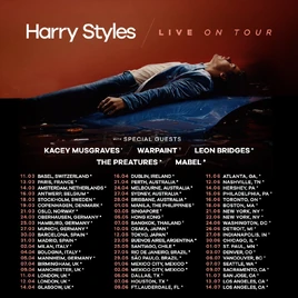 Harry tour new acts