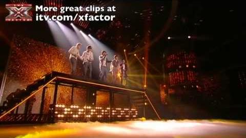 One Direction sing Torn - The X Factor Live Final - itv