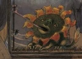 Sunflower-resembled creature