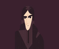 Severus Snape - Owen Davey Pottermore