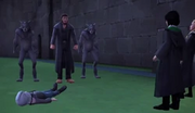 Fenrir Greyback attacca Hogwarts