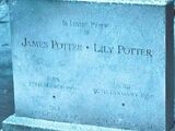 James and Lily Potter's grave