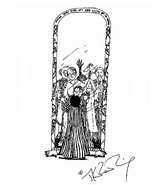 JKR Mirror of Erised illustration