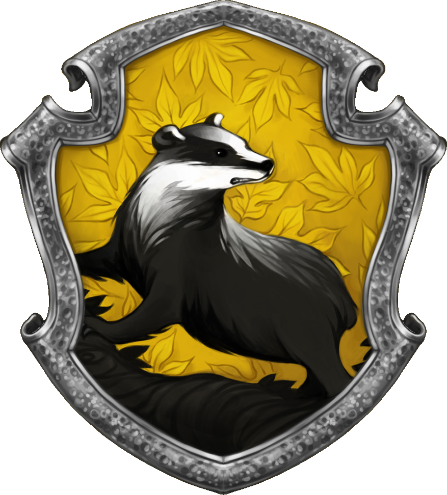 official hufflepuff crest