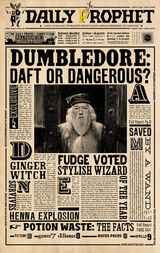 Profeta Diário Dumbledore maluco ou perigoso