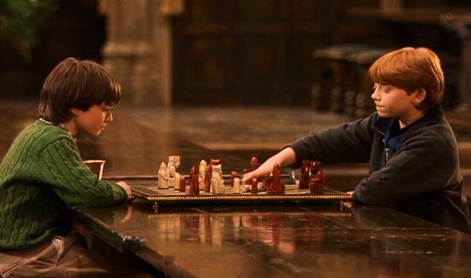 harry potter scenes - Google Search  Harry potter chess, Wizard chess,  Wizard chess harry potter