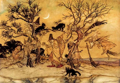 Czarownice na sabacie - obraz