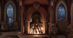 Fireplace at Ravenclaw Common Room Hl