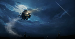 B1C1M3 Hagrid riding flying motorbike PM