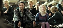 Neville Longbottom and Luna Lovegood after the Battle of Hogwarts