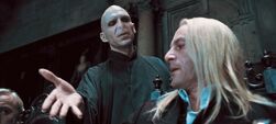 DH1 Voldemort and Lucius Malfoy