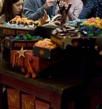 Omdlejki sprzedawane wraz z innymi słodyczami w 