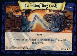 Self-Shuffling Cards (Harry Potter Trading Card)