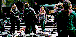 DH2 Weasley family Great Hall Fred's death