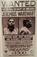 Jeremius Wardwart - wanted poster