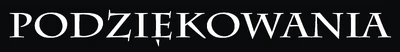 Podziękowania