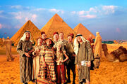 Famille Weasley en Egypte