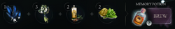 The Memory Potion recipe as seen in 
